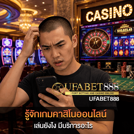 รู้จักเกมคาสิโนออนไลน์ เล่นยังไง มีบริการอะไร
