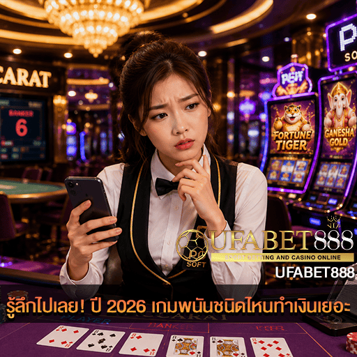 รู้ลึกไปเลย! ปี 2026 เกมพนันชนิดไหนทำเงินเยอะ