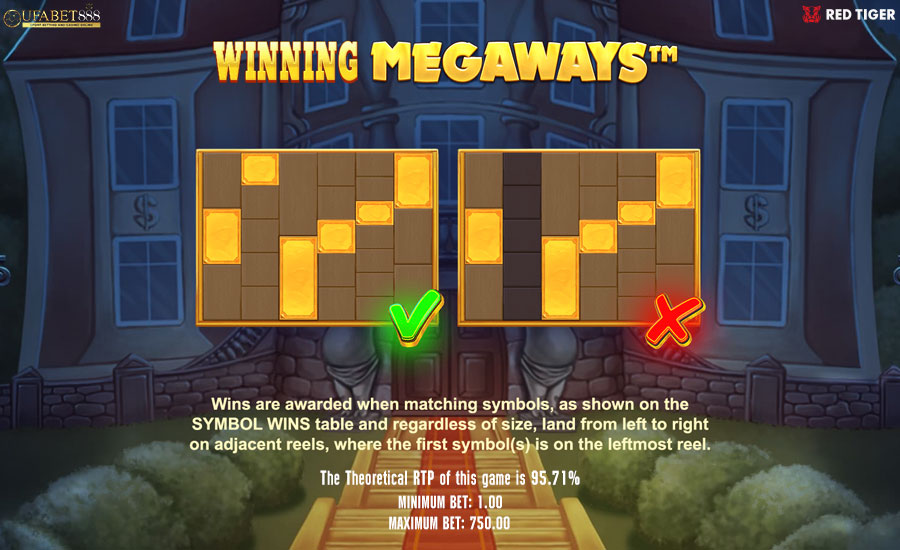 Paylines Piggy Riches Megaways