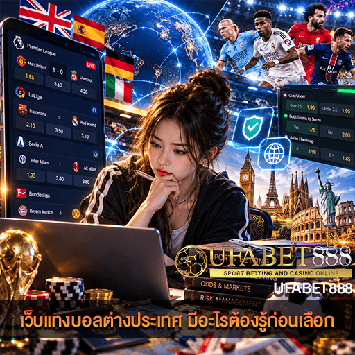 เว็บแทงบอลต่างประเทศ มีอะไรต้องรู้ก่อนเลือก